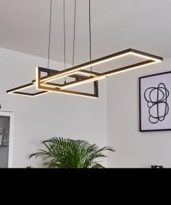 Suspension OMEGA led Noir, variateur intégré, de marque allemande.