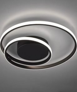 Alternative view of Plafonnier ZIBAL led, intensité variable de marque allemande.