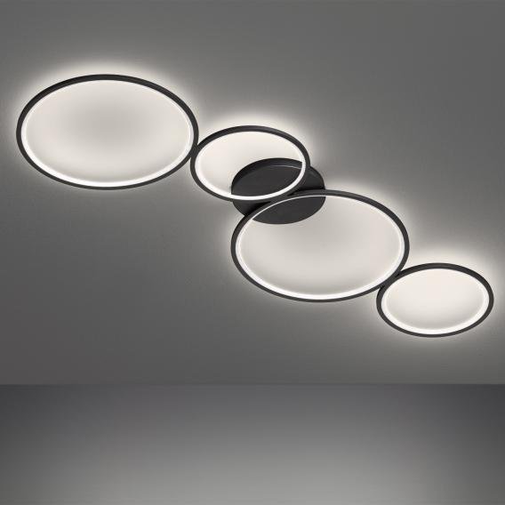 Rondo , Plafonnier noir à avec variateur. – Image 2