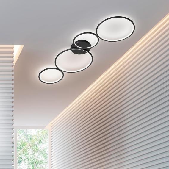 Rondo , Plafonnier noir à avec variateur. – Image 3