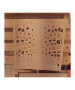 Alternative view of Applique murale en  métal blanc , de marque française.