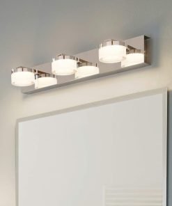 Applique murale salle de bain 3 spots Led ROMENDO, de marque allemande