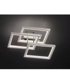 Plafonnier led design VISO3 , forme géométrique, variateur intégré, de marque allemande.