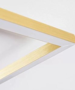 Alternative view of Plafonnier design Omega LED Noir et Or , variateur intégré, de marque allemande.