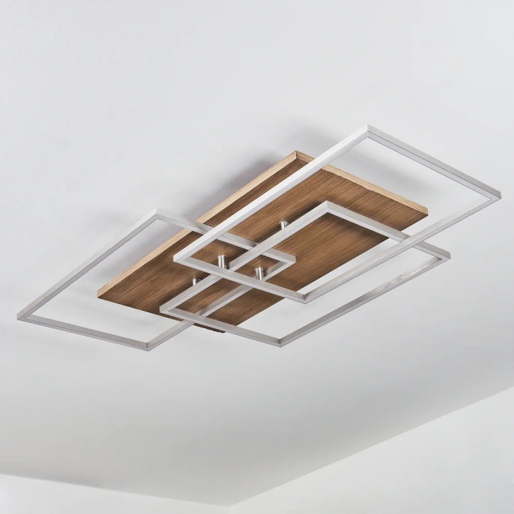 Plafonnier led design moderne, lumière et intensité variables avec télécommande. – Image 3