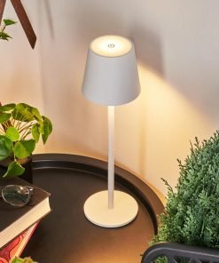 Lampe design moderne rechargeable, lumière d'ambiance.