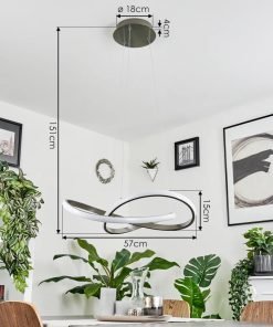 Alternative view of RITA ,suspension LED design minimaliste moderne, de marque allemande