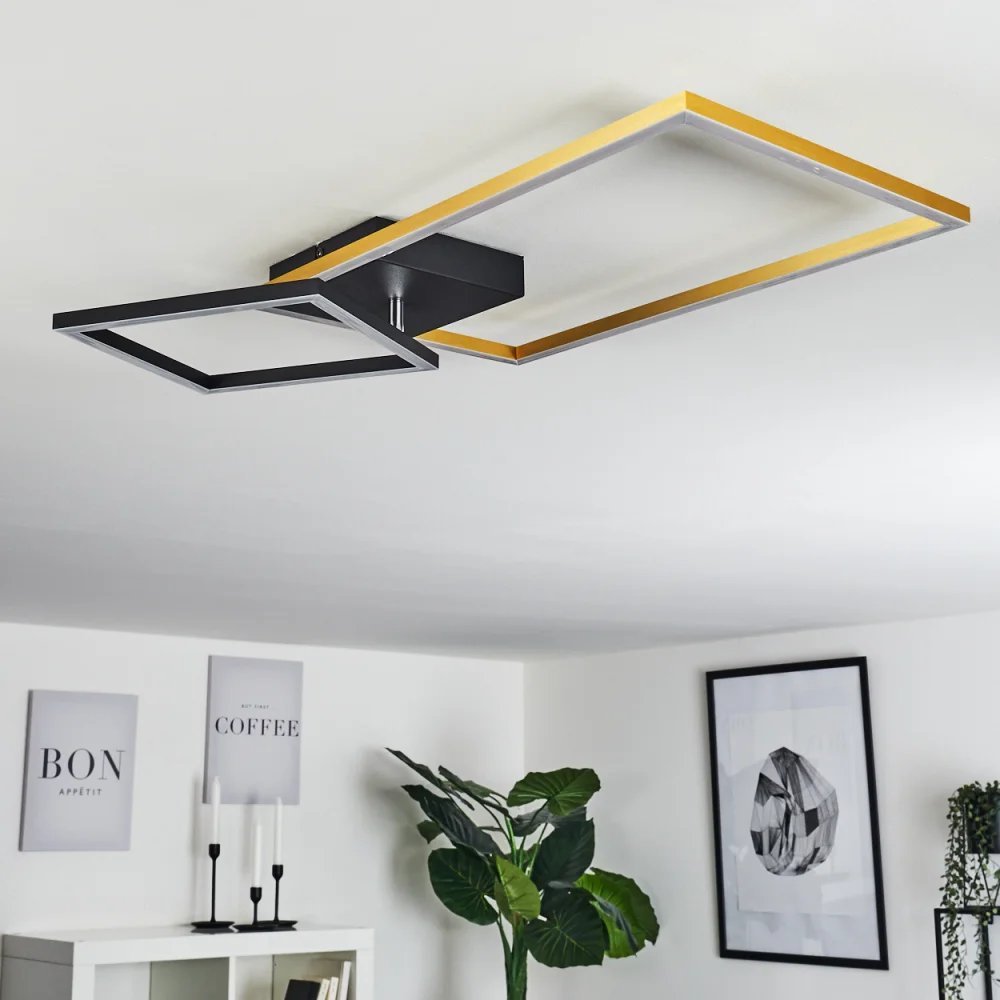 DOYON , plafonnier LED ,design moderne élégant, variateur intégré, de marque allemande haut de gamme. – Image 4
