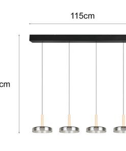 Alternative view of Suspension design moderne élégant minimaliste,  CELESTE, de marque allemande haut de gamme