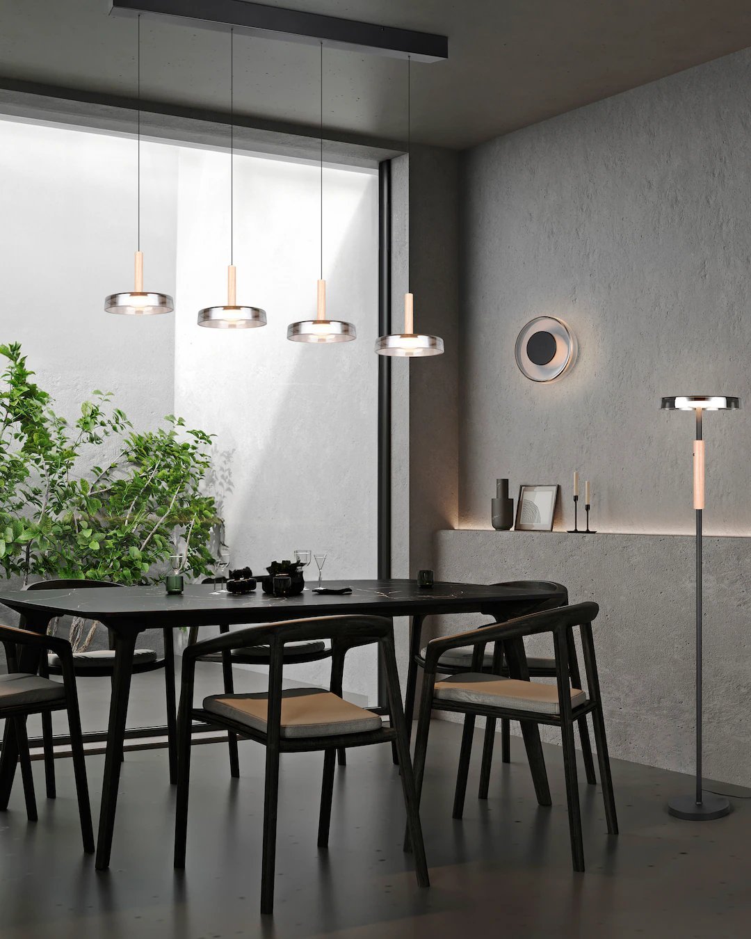 Suspension design moderne élégant minimaliste, CELESTE, de marque allemande haut de gamme