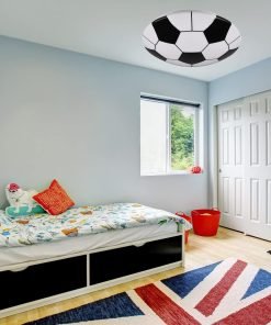 Le plafonnier KLOPPI, de fabrication allemande, pour chambre d’enfant.