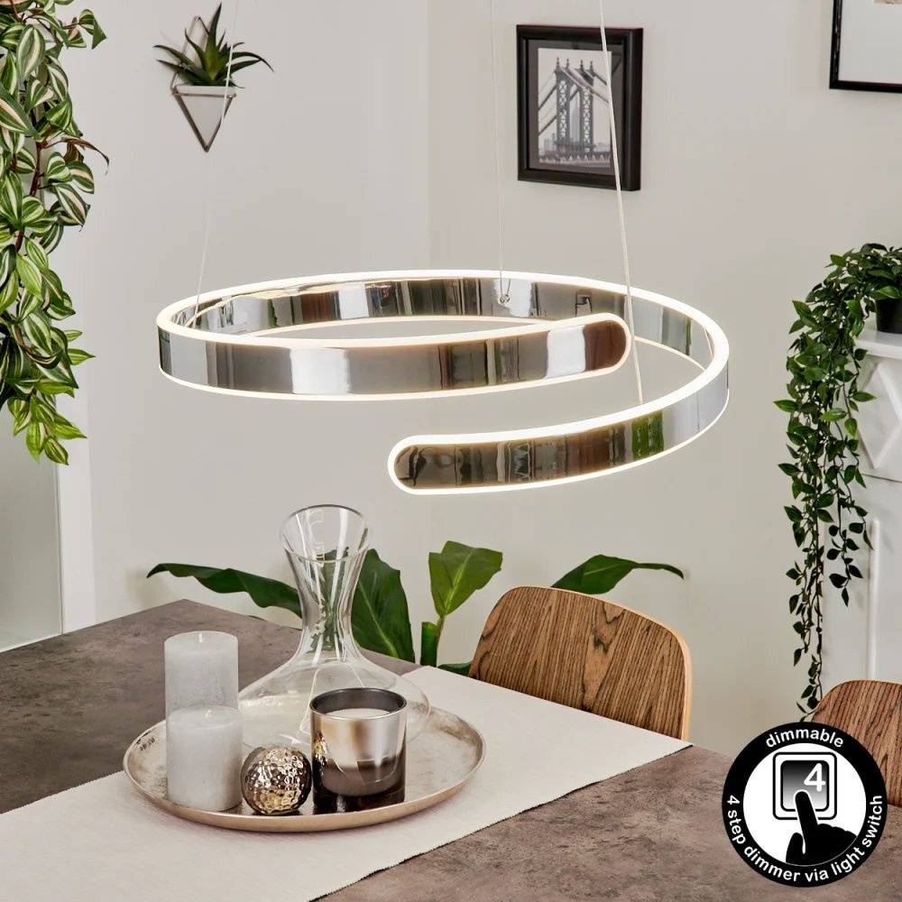 ROSEMOND, suspension LED design minimaliste élégant. VARIATEUR INTÉGRÉ