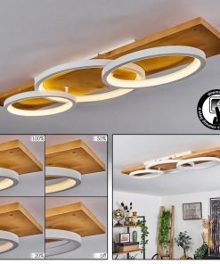 POMPU3, Chaleur du bois, modernité du LED .variateur intégré.