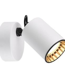 Alternative view of "Applique murale LED blanc et doré , spots orientable.