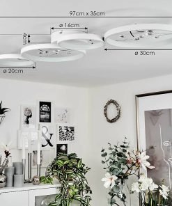 Alternative view of GROVI,au plafonnier ou au mur ,a vous de choisir,variateur intégré. marque allemande.