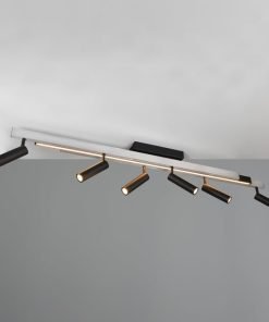 Alternative view of PLAFONNIER LED DESIGN FUTURISTE, MARQUE DE LUXE.Variateur avec télécommande.