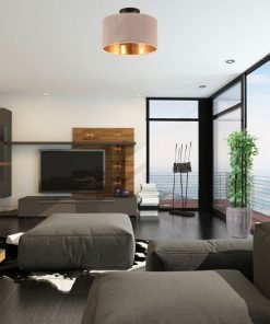 Alternative view of suspension Julietta, classique chic en velours.