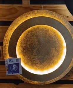 Plafonnier Nevis – Design allemand finition feuille d’or