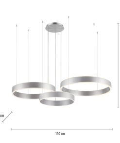 Alternative view of Suspension SCULLI – Design modulable avec variateur gestuel